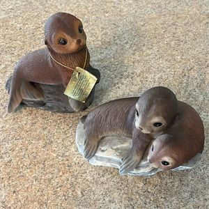 Homco seal figurines